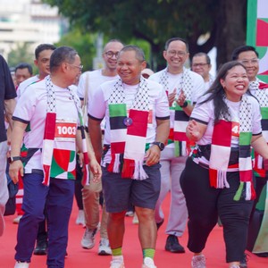 Race photo from WALK FOR PALESTINE