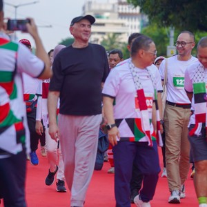 Race photo from WALK FOR PALESTINE