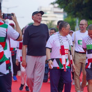 Race photo from WALK FOR PALESTINE