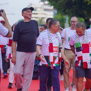 Race photo from WALK FOR PALESTINE