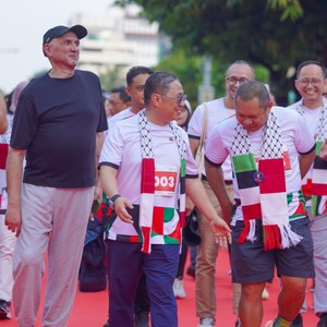 Race photo from WALK FOR PALESTINE