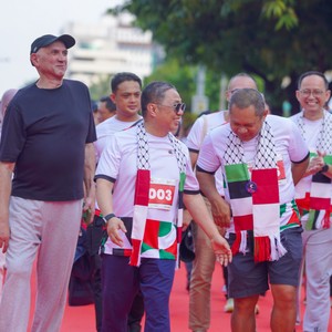 Race photo from WALK FOR PALESTINE
