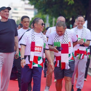 Race photo from WALK FOR PALESTINE