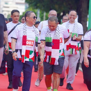 Race photo from WALK FOR PALESTINE