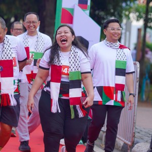 Race photo from WALK FOR PALESTINE