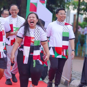 Race photo from WALK FOR PALESTINE