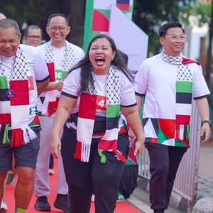 Race photo from WALK FOR PALESTINE