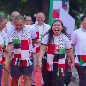 Race photo from WALK FOR PALESTINE