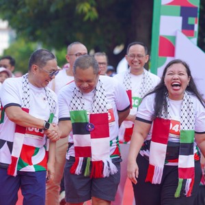 Race photo from WALK FOR PALESTINE