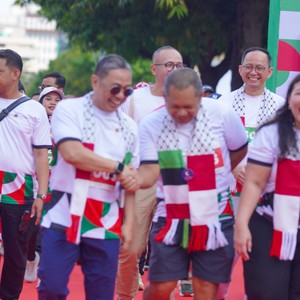 Race photo from WALK FOR PALESTINE