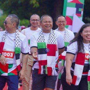 Race photo from WALK FOR PALESTINE