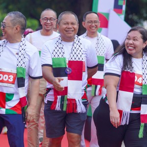 Race photo from WALK FOR PALESTINE