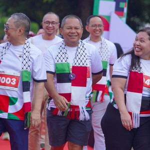 Race photo from WALK FOR PALESTINE
