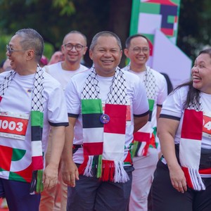 Race photo from WALK FOR PALESTINE