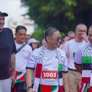 Race photo from WALK FOR PALESTINE