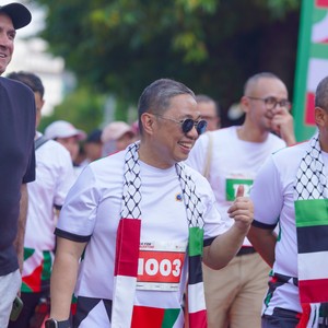 Race photo from WALK FOR PALESTINE