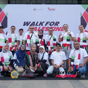 Race photo from WALK FOR PALESTINE