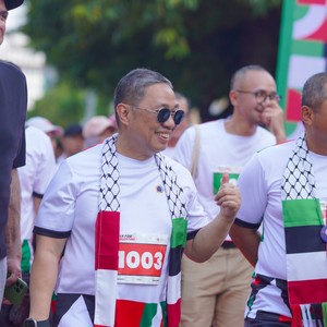 Race photo from WALK FOR PALESTINE