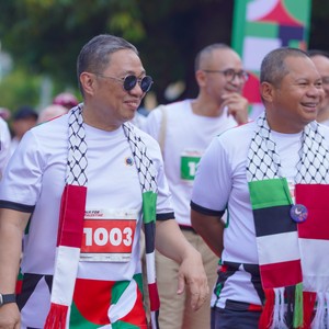 Race photo from WALK FOR PALESTINE