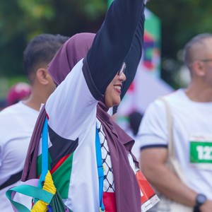 Race photo from WALK FOR PALESTINE