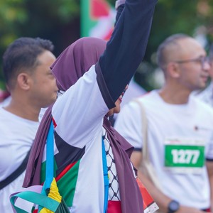 Race photo from WALK FOR PALESTINE