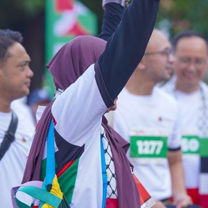Race photo from WALK FOR PALESTINE