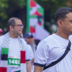 Race photo from WALK FOR PALESTINE