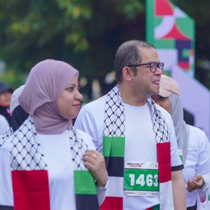 Race photo from WALK FOR PALESTINE