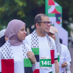 Race photo from WALK FOR PALESTINE