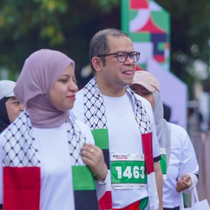 Race photo from WALK FOR PALESTINE