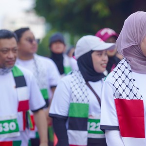 Race photo from WALK FOR PALESTINE