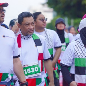 Race photo from WALK FOR PALESTINE