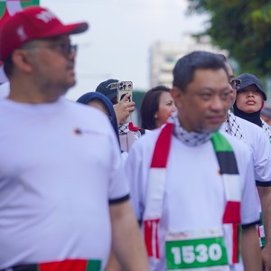 Race photo from WALK FOR PALESTINE