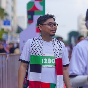 Race photo from WALK FOR PALESTINE