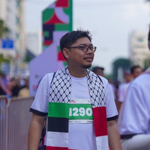 Race photo from WALK FOR PALESTINE