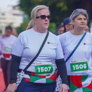 Race photo from WALK FOR PALESTINE