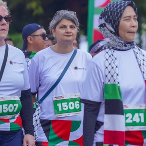 Race photo from WALK FOR PALESTINE