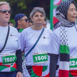 Race photo from WALK FOR PALESTINE