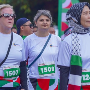 Race photo from WALK FOR PALESTINE
