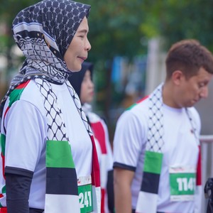 Race photo from WALK FOR PALESTINE
