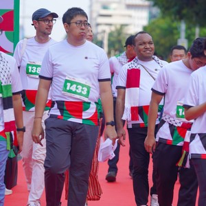 Race photo from WALK FOR PALESTINE