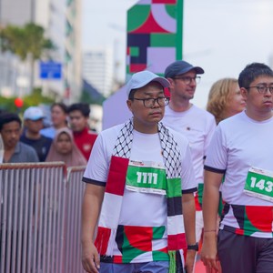 Race photo from WALK FOR PALESTINE