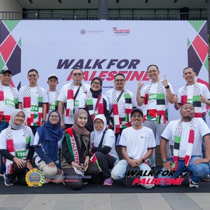 Race photo from WALK FOR PALESTINE