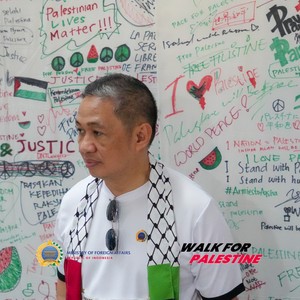 Race photo from WALK FOR PALESTINE