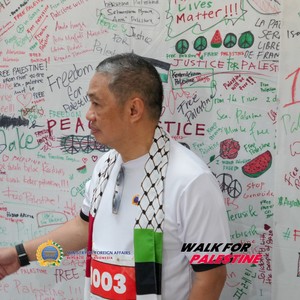 Race photo from WALK FOR PALESTINE