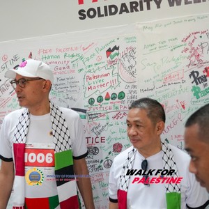 Race photo from WALK FOR PALESTINE