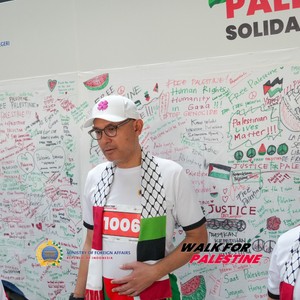 Race photo from WALK FOR PALESTINE