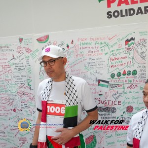 Race photo from WALK FOR PALESTINE