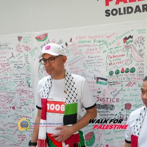 Race photo from WALK FOR PALESTINE