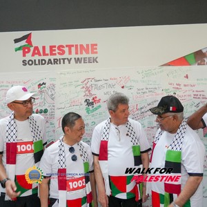 Race photo from WALK FOR PALESTINE